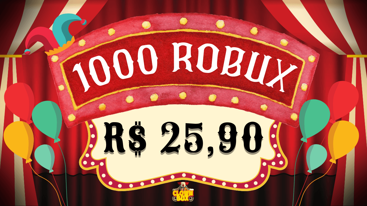 💰 1000 ROBUX (ENTREGA IMEDIATA)